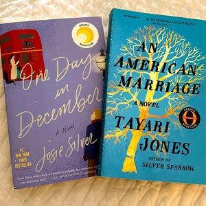 Reese/Oprah Book Club stack